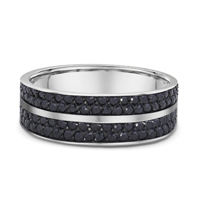 Dora 9k White Gold & Diamond Band Model #621B00