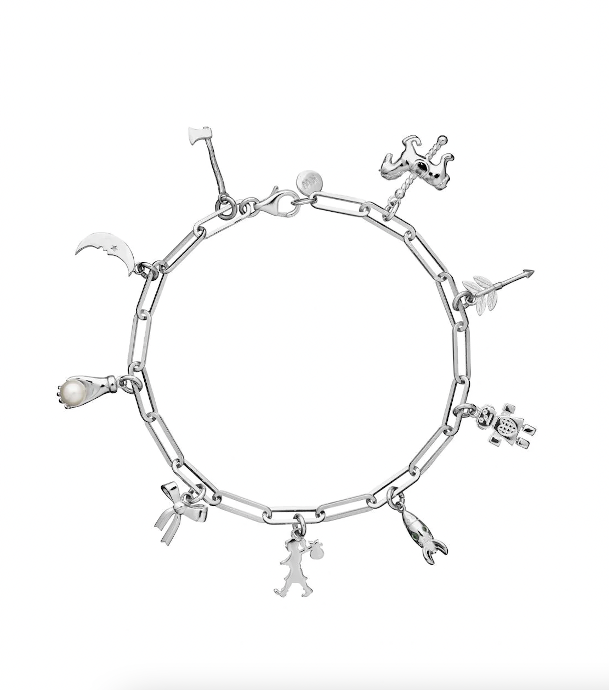 Karen Walker Sterling Silver Mini Axe Charm