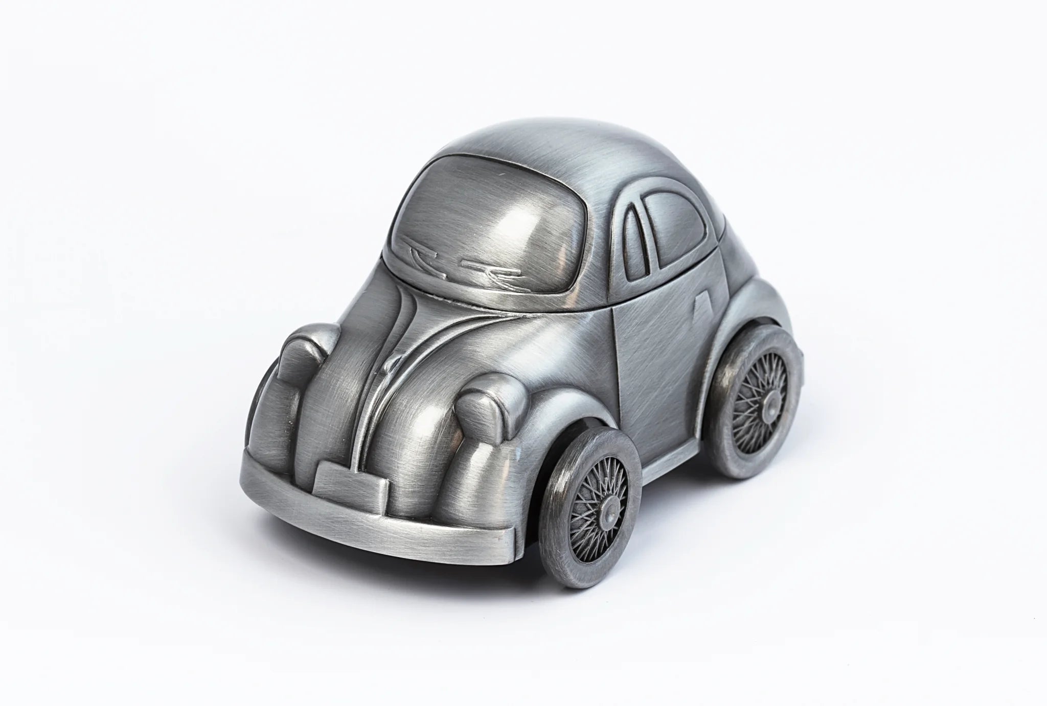 Children's VW Money Box in Pewter