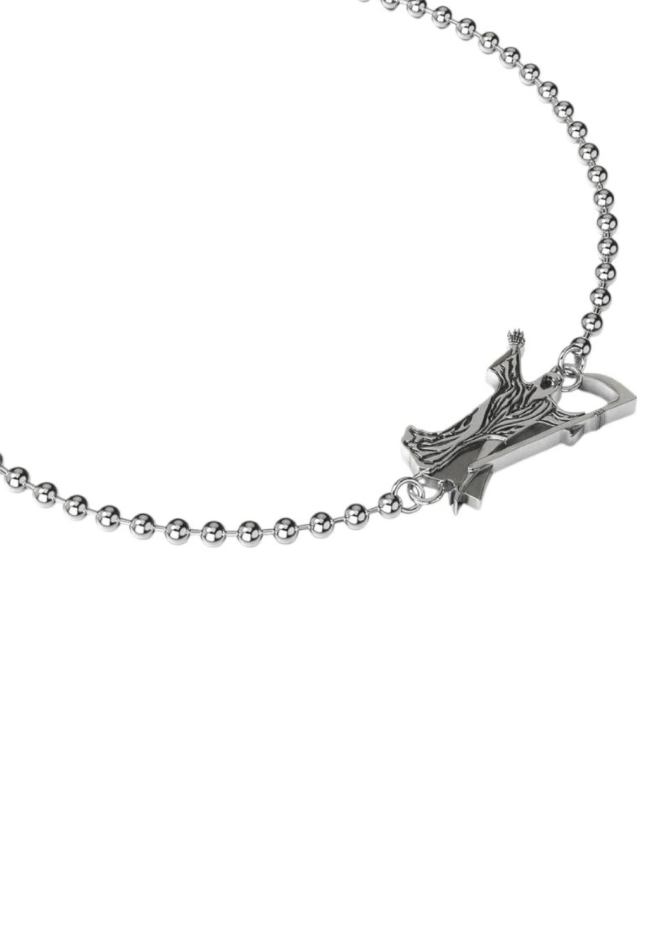 Stolen Girlfriends Club Sterling Silver Grim Reaper Bracelet