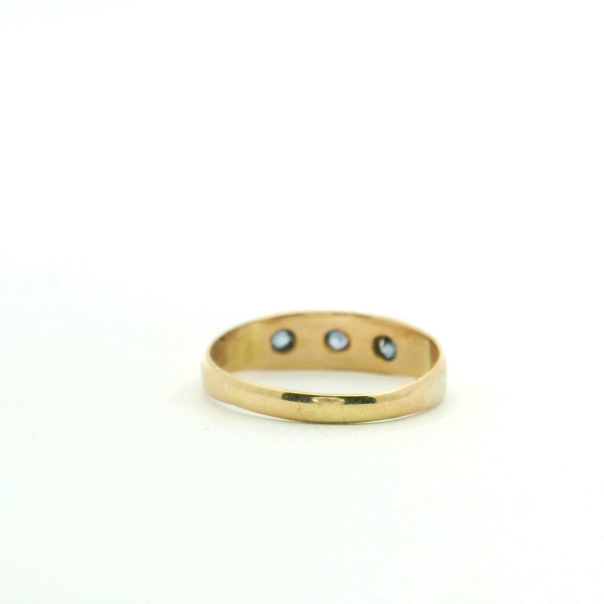 Estate 9ct Yellow Gold Sapphire Ring