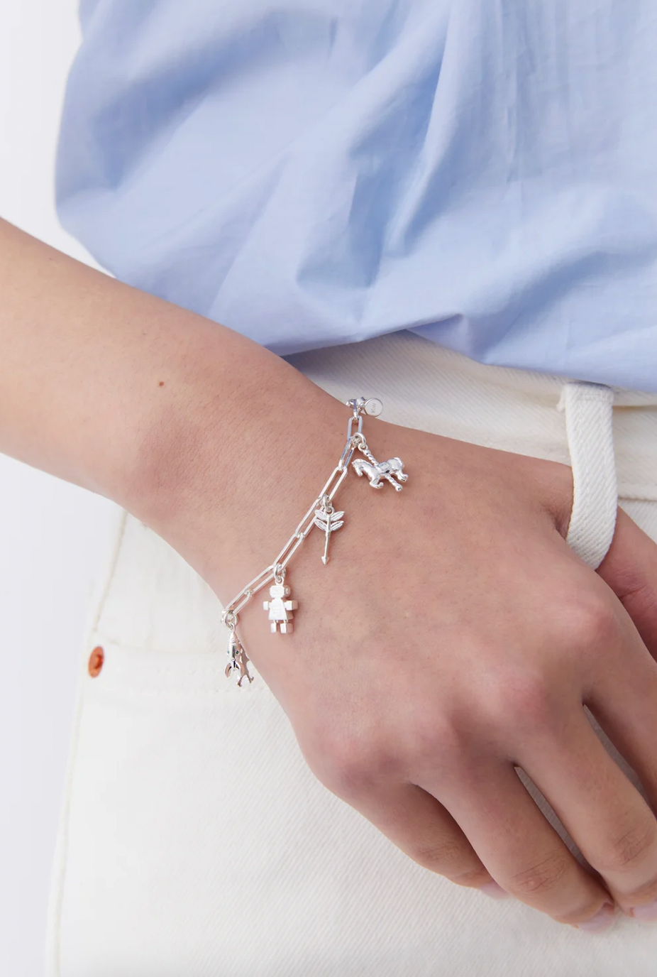 Karen Walker Sterling Silver Full Adventure Charm Bracelet