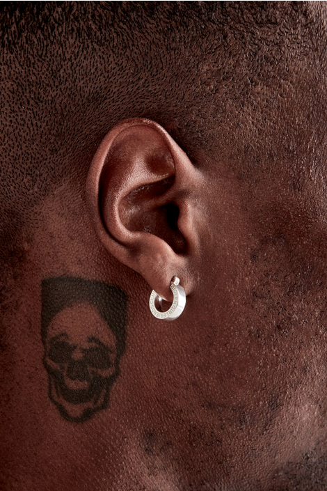 Stolen Girlfriends Club Sterling Silver Halo Huggie Earrings