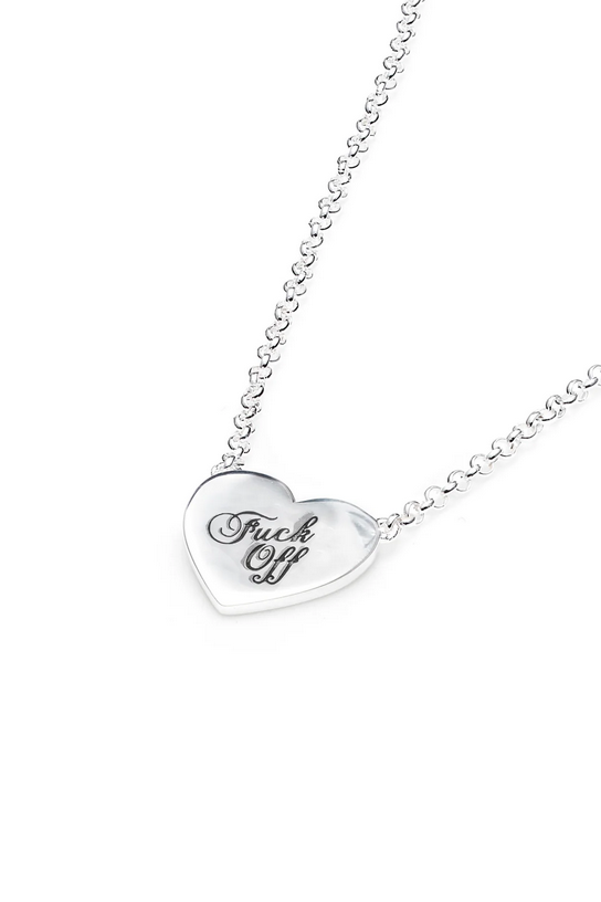 Stolen Girlfriends Club Sterling Silver Warm Welcome Heart Necklace