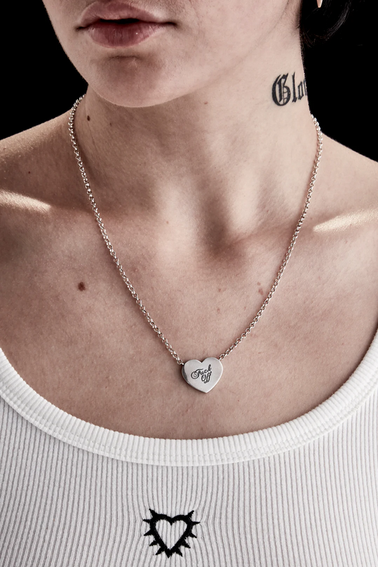 Stolen Girlfriends Club Sterling Silver Warm Welcome Heart Necklace