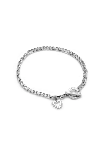 Stolen Girlfriends Club Sterling Silver T-Bar Halo Bracelet