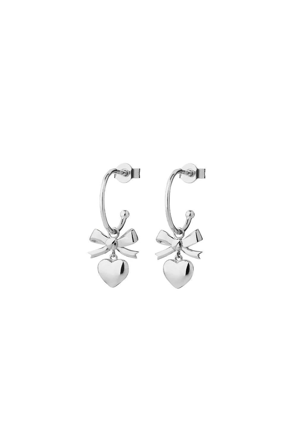 Karen Walker Sterling Silver Mini Superlove Hoop Earrings