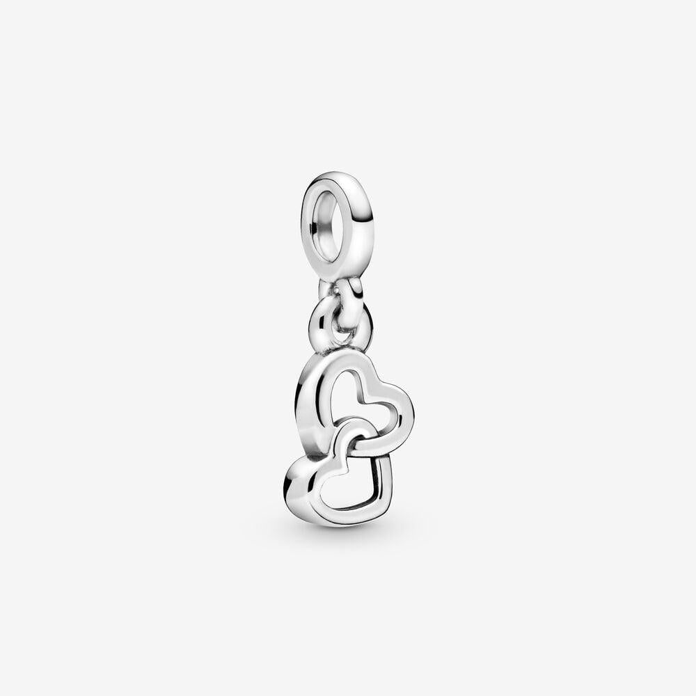 Pandora Me Sterling Silver Chained Hearts Mini Dangle Charm 798380