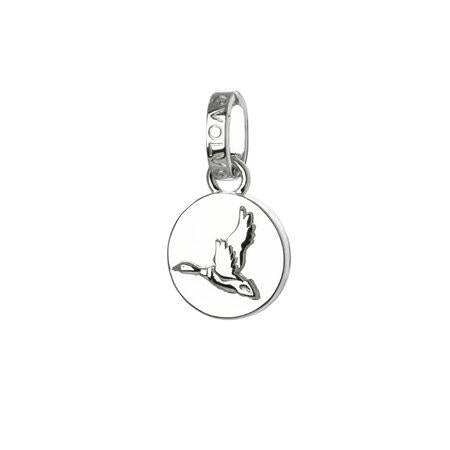 Evolve Sterling Silver Country Collection - Duck (Supportive) Pendant Charm