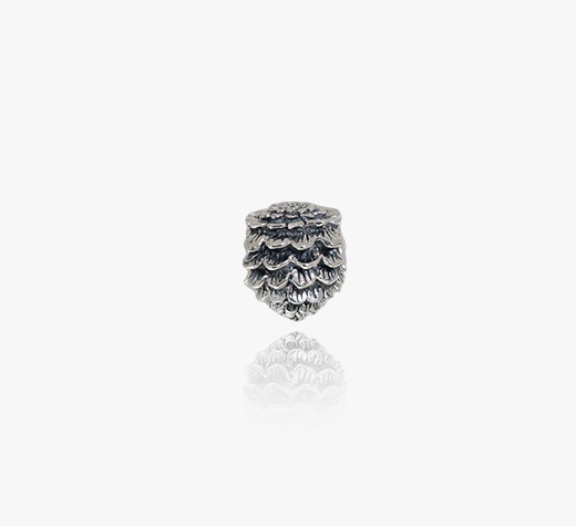 Evolve Sterling Silver Pinecone Resilient Charm