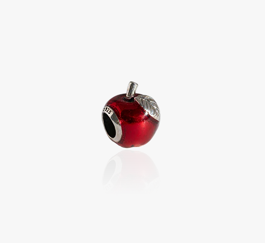 Evolve Sterling Silver Red Apple Honest Charm