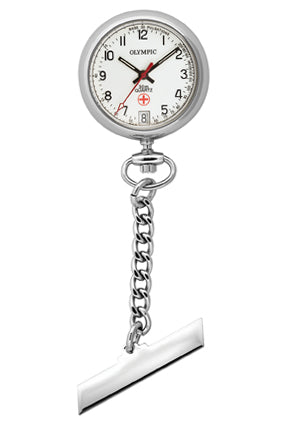 Olympic Stainless Steel Nurse Fob Quartz Watch Code: 78005
