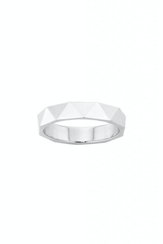 Karen Walker Sterling silver 4mm Velocity Ring