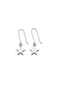 Karen Walker Sterling Silver Star Hook Drop Earrings