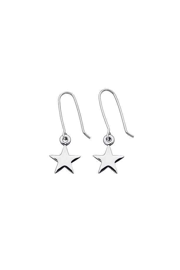 Karen Walker Sterling Silver Star Hook Drop Earrings
