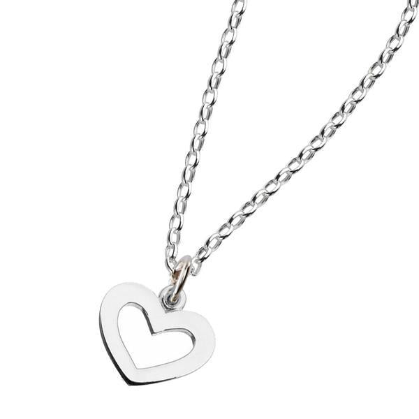 Karen Walker Sterling Silver Heart Necklace