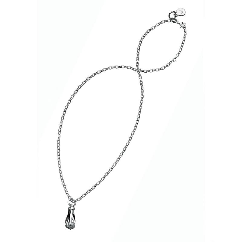 Karen Walker Sterling Silver Wisdom Necklace, 6mm Cultured Pearl.