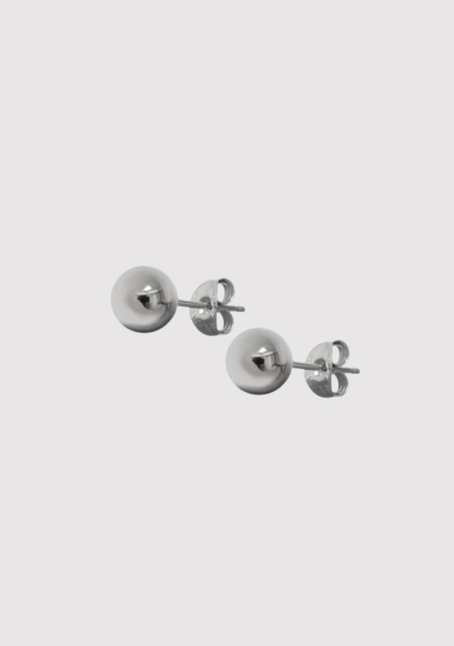 Sterling Silver 6mm Ball Stud Earrings
