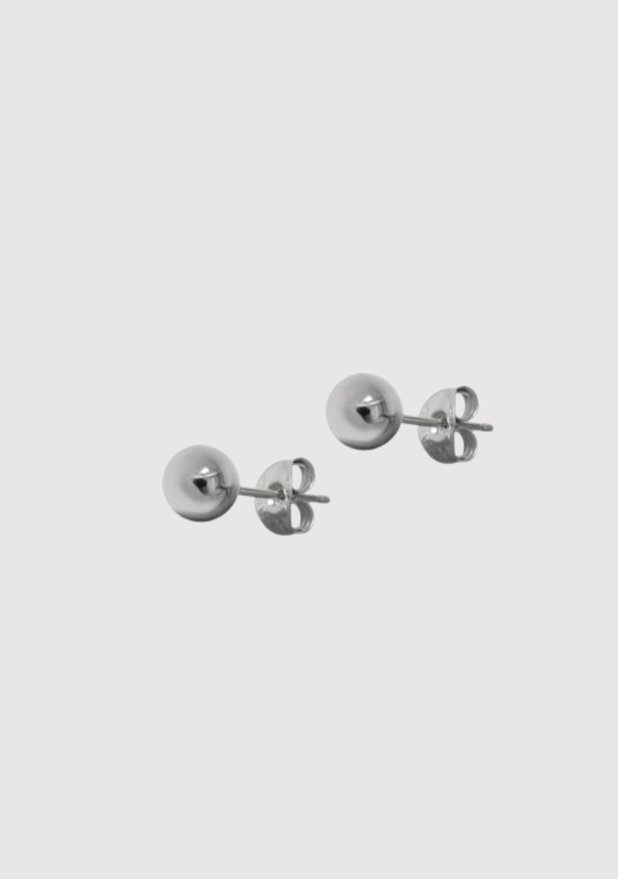 Sterling Silver 5mm Ball Stud Earrings
