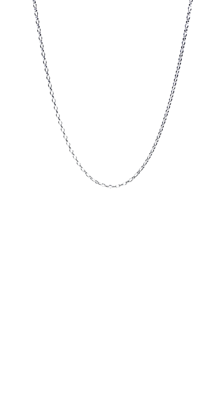 Sterling Silver Oval Belcher Chain