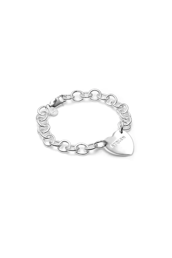 Stolen Girlfriends Club Sterling Silver Cold Heart Bracelet