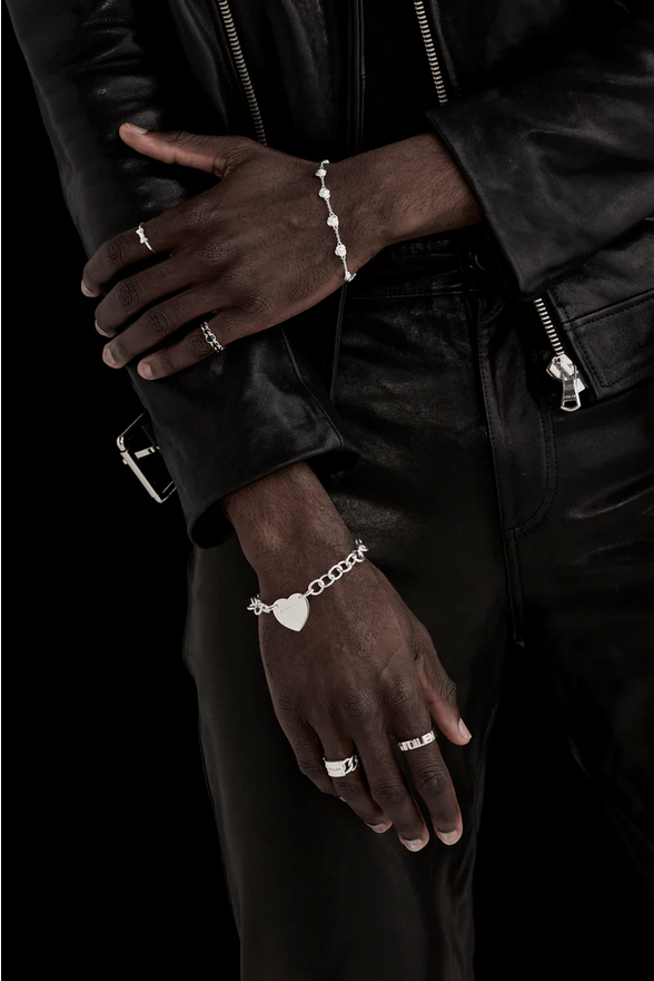 Stolen Girlfriends Club Sterling Silver Cold Heart Bracelet