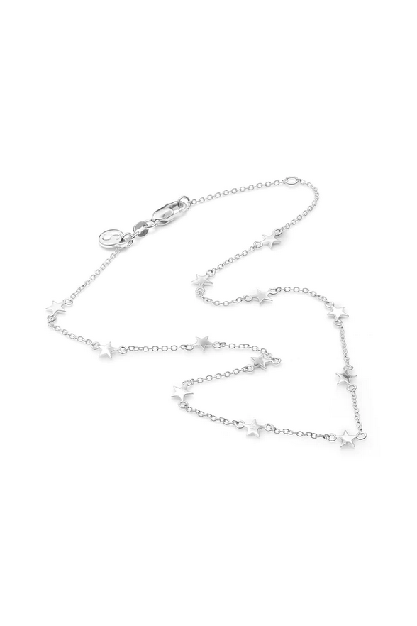 Stolen Girlfriends Club Sterling Silver Star Choker Necklace