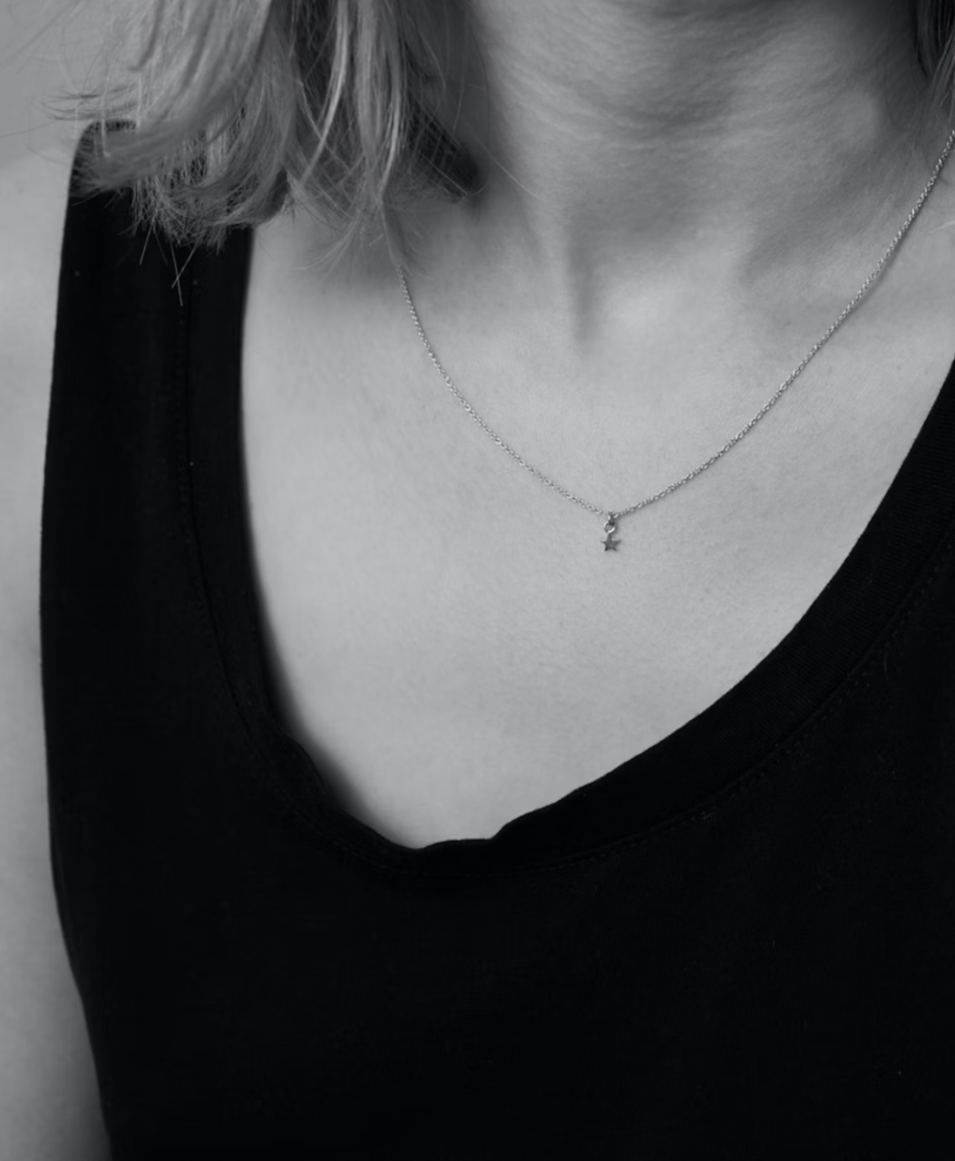Meadowlark Sterling Silver Micro Star Necklace