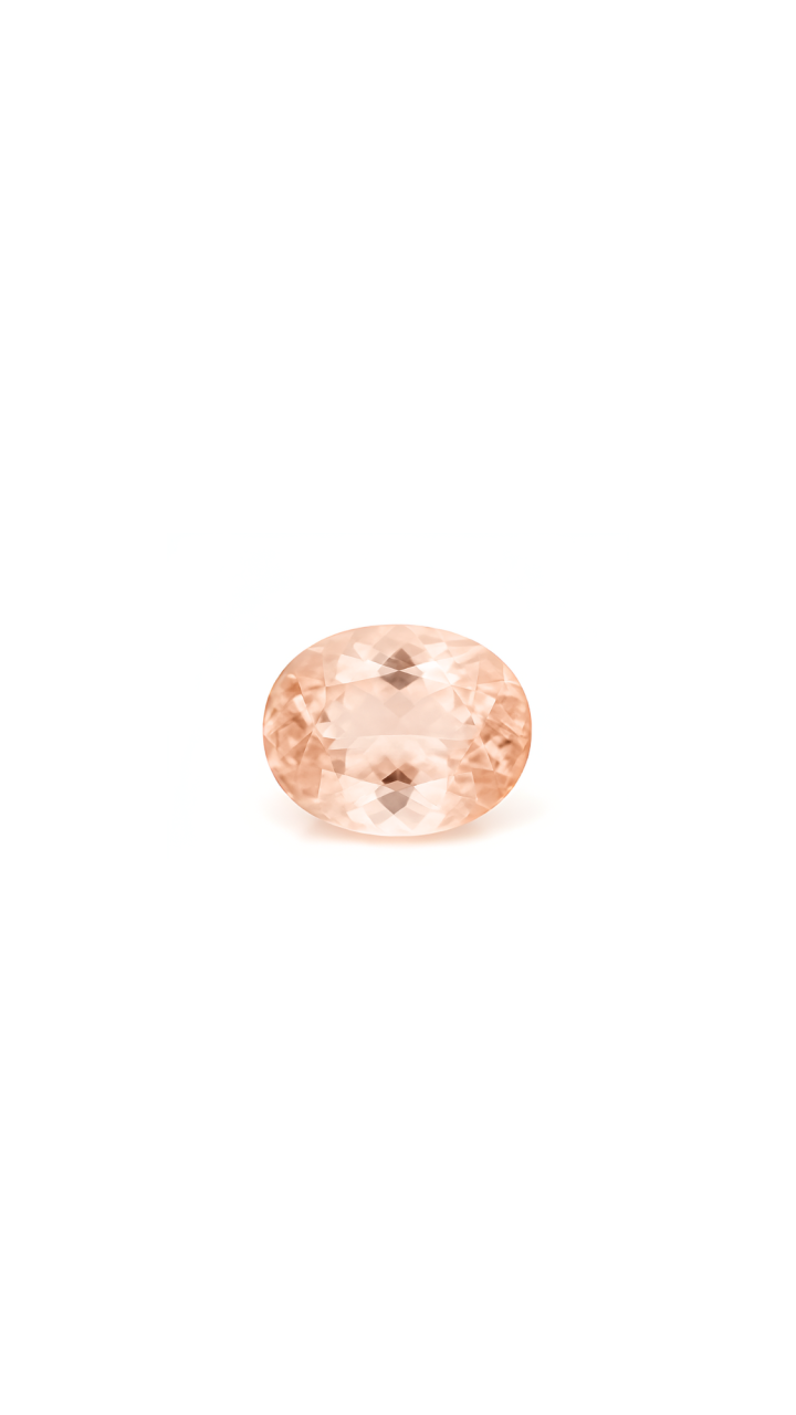 Oval Cut Morganite 3.35ct
