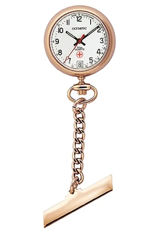 Olympic Nurse / Fob Rose Gold Plated Quartz Watch Code: 83005R