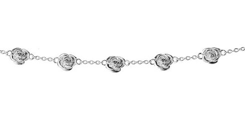 Stolen Girlfriend Club Sterling Silver Rose Bud Bracelet