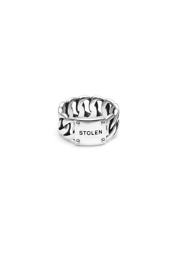 Stolen Girlfriends Club Sterling Silver Wide Curb Ring