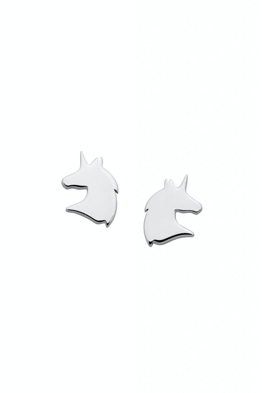 Karen Walker Sterling Silver Mini Unicorn Stud Earrings