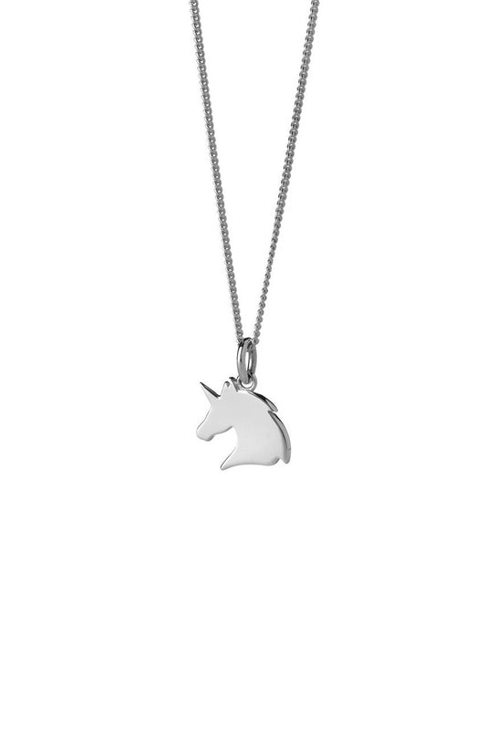 Karen Walker Sterling Silver Mini Unicorn Necklace