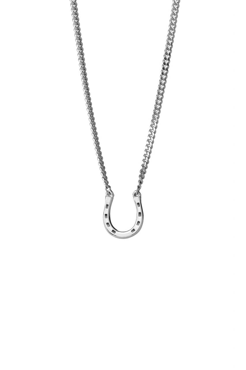Karen Walker Sterling Silver Mini Horseshoe Necklace