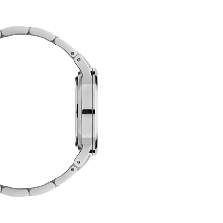 Daniel Wellington Iconic Link 40mm Steel White Dial Watch, Code: DW00100341