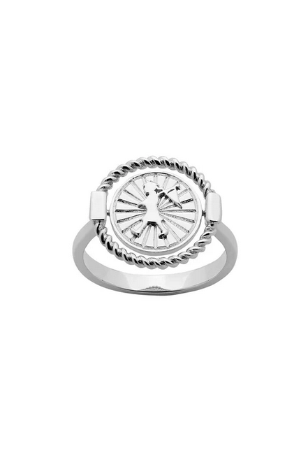 Karen Walker Sterling Silver Voyager Spinner Ring