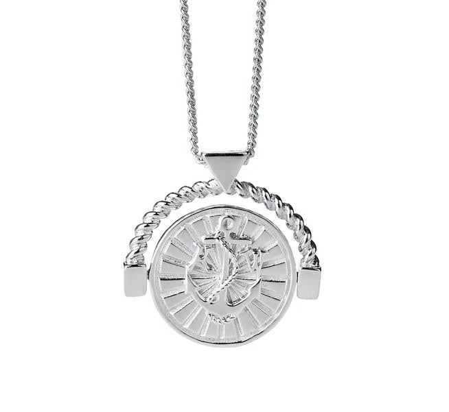 Karen Walker Sterling Silver Voyager Spinner Pendant
