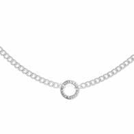 Stolen Girlfriends Club Sterling Silver Halo Curb Necklace 40cm + 2cm + 3cm Extender