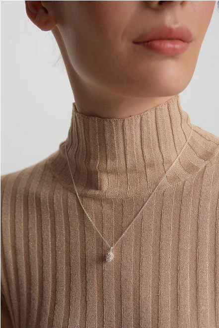 Karen Walker Sterling Silver Pinecone Necklace