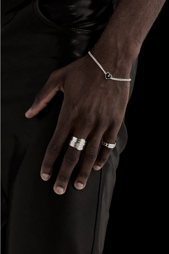 Stolen Girlfriends Club Love Claw Black Onyx Bracelet