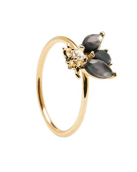 PD Paola 18ct Gold Plated Zaza Ring Size 12/L-M
