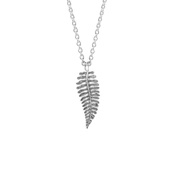 Evolve Sterling Silver Forest Fern (Treasured) Pendant Necklace