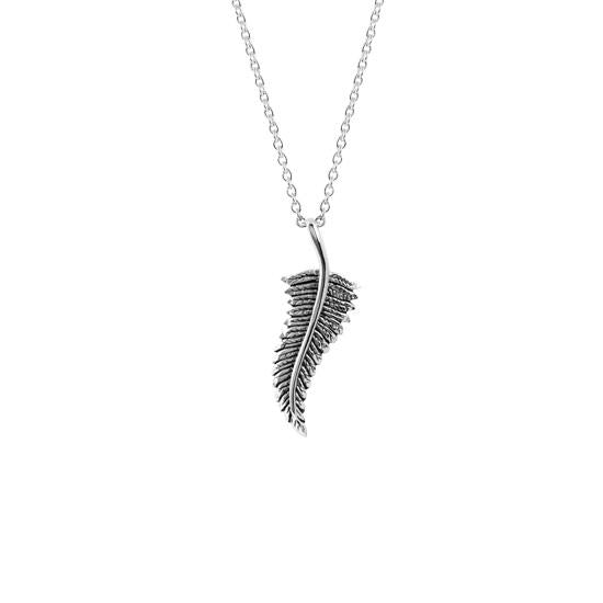 Evolve Sterling Silver Forever Fern (Treasured Always) Pendant Necklac