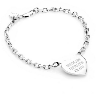 Stolen Girlfriends Club Sterling Silver Stolen Hearts Club Bracelet
