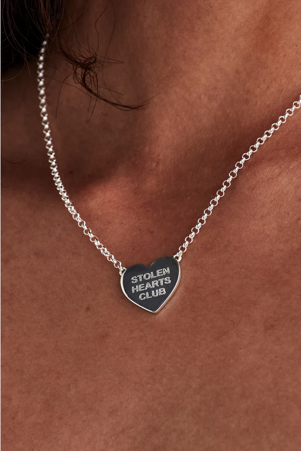 Stolen Girlfriends Club Sterling Silver Stolen Hearts Club Necklace