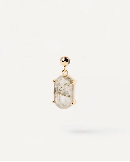 PD Paola 18ct Gold Plated Labrodite Strength Charm