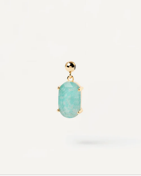 PD Paola 18ct Gold Plated Amazonite Serenity Charm