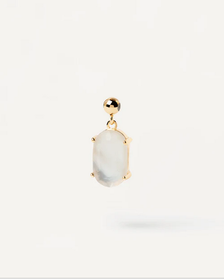 PD Paola 18ct Gold Plated Mother of Pearl Intuition Charm