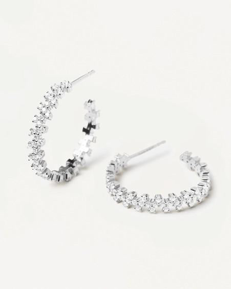 PD Paola Sterling Silver Evergreen Crown Earrings